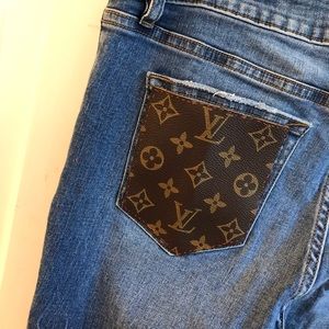 One of a kind Vigoss x Louis Vuitton jeans